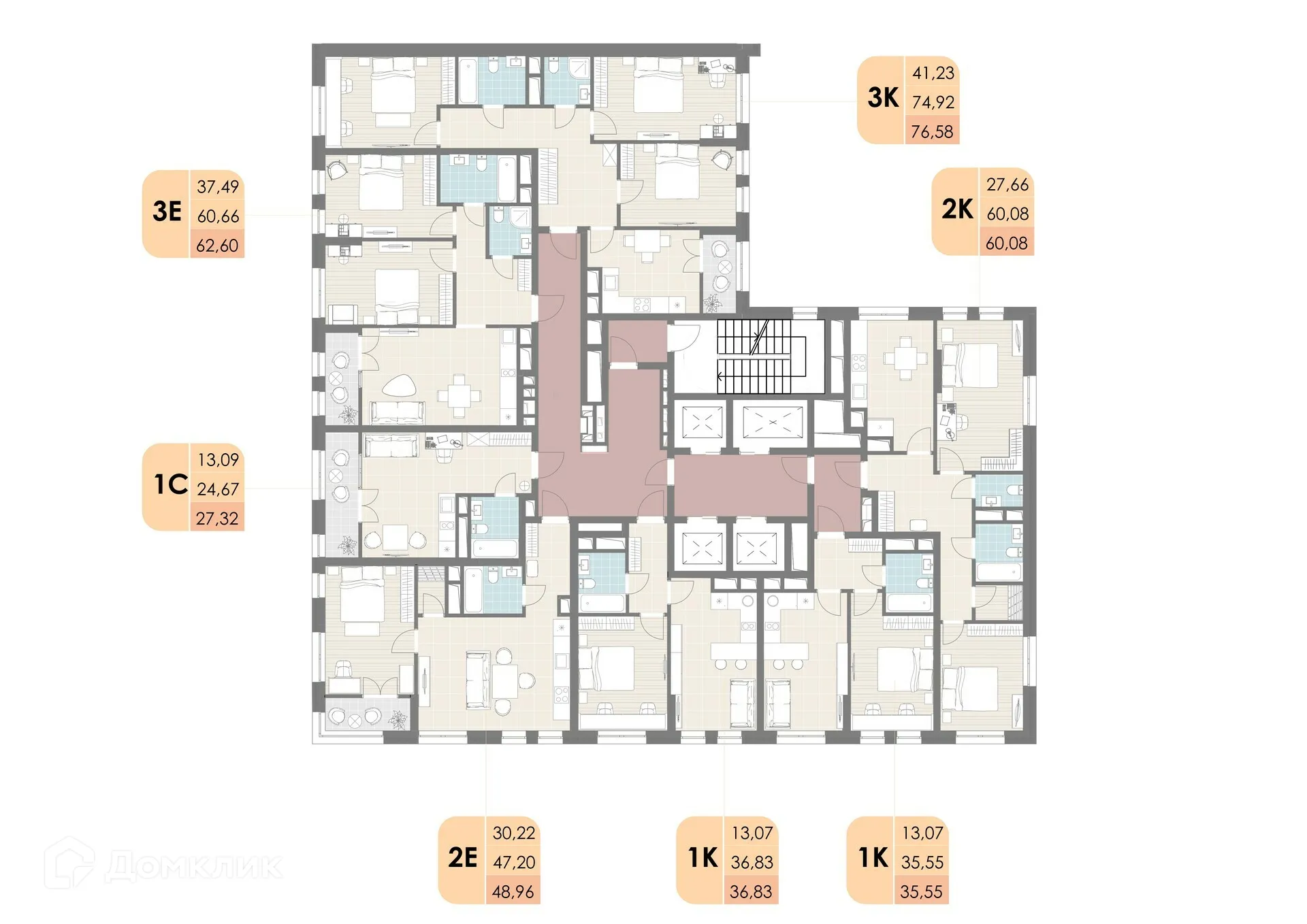 Фото квартиры в ЖК Дюна