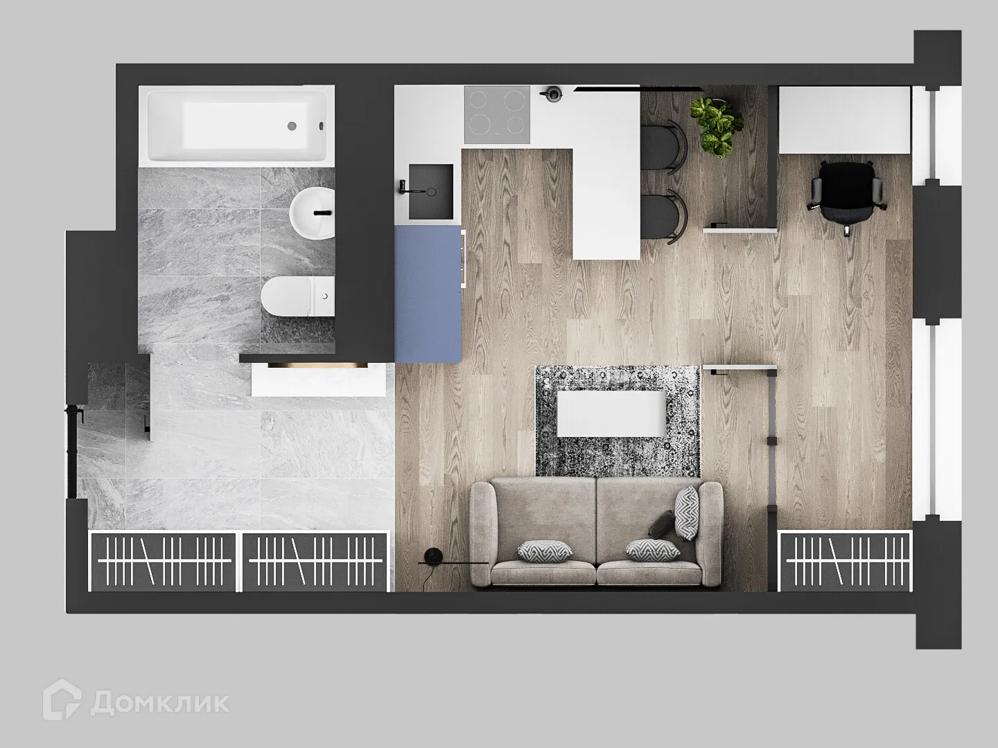 Фото квартиры в ЖК Дюна