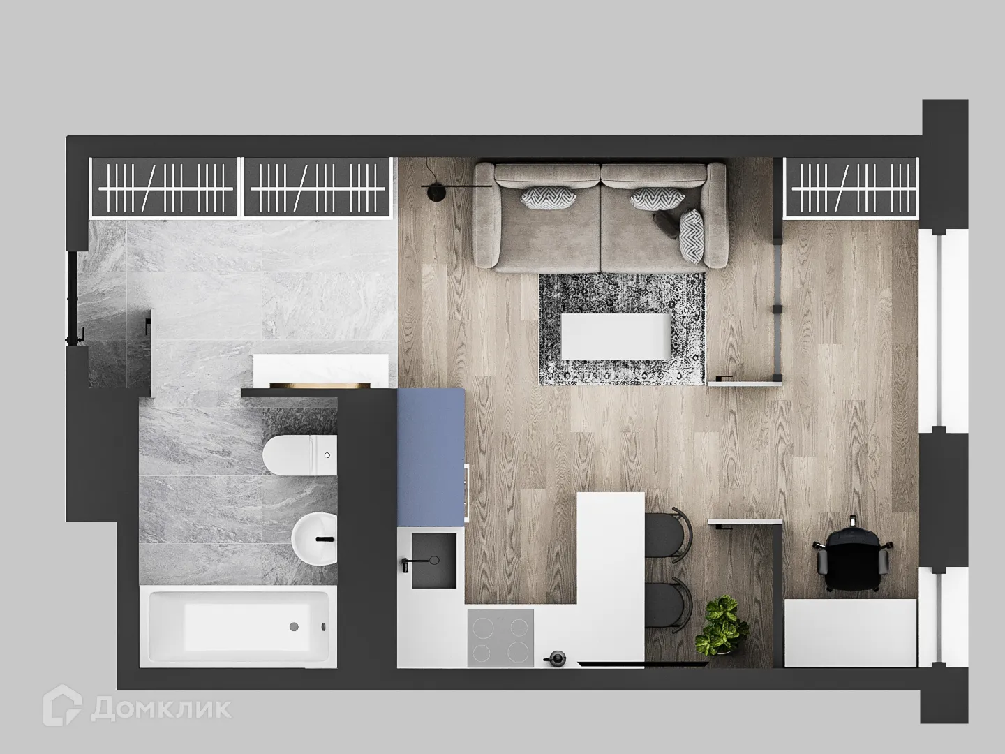 Фото квартиры в ЖК Дюна