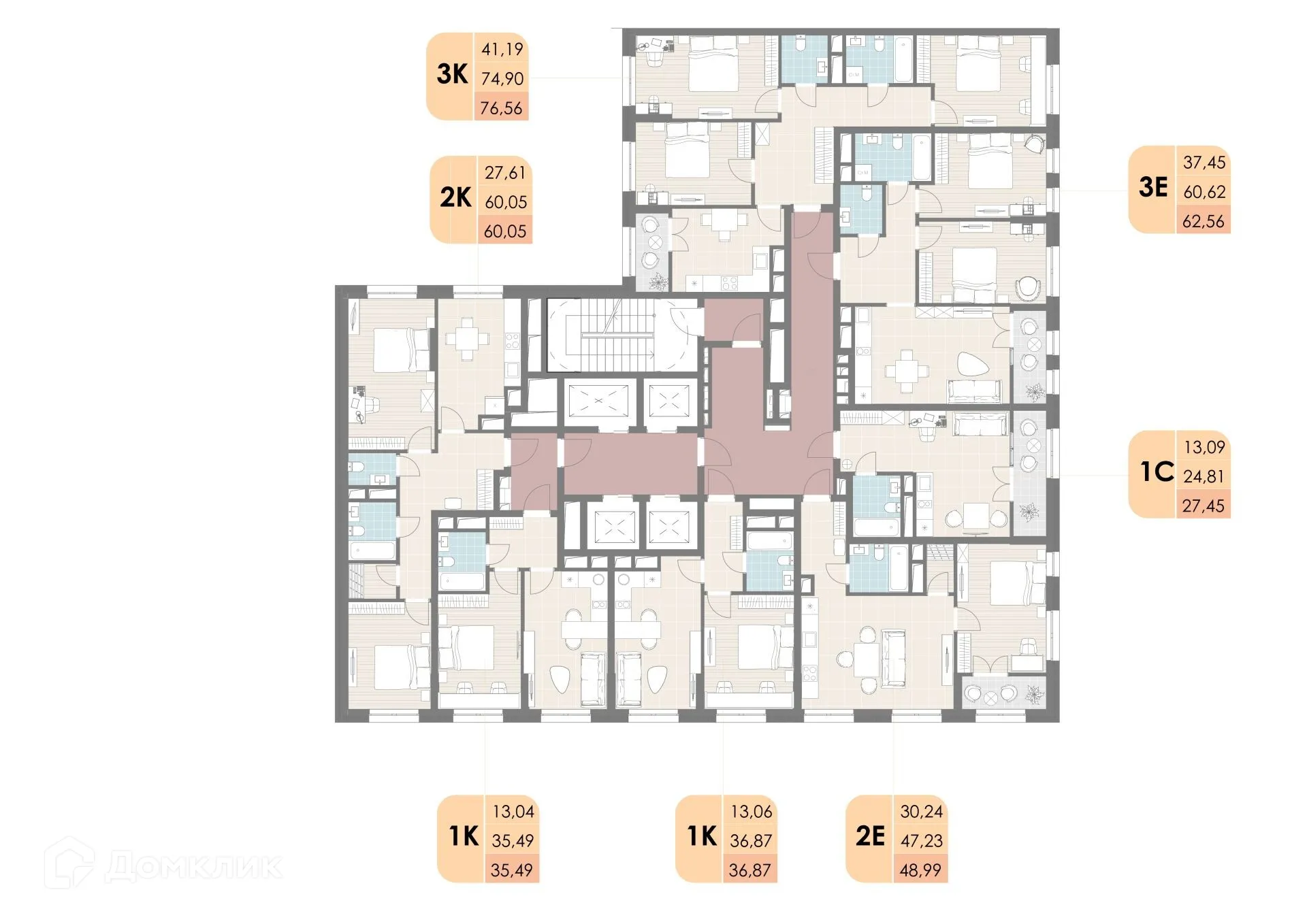 Фото квартиры в ЖК Дюна