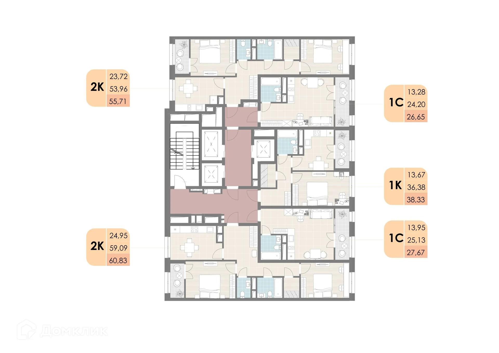 Фото квартиры в ЖК Дюна