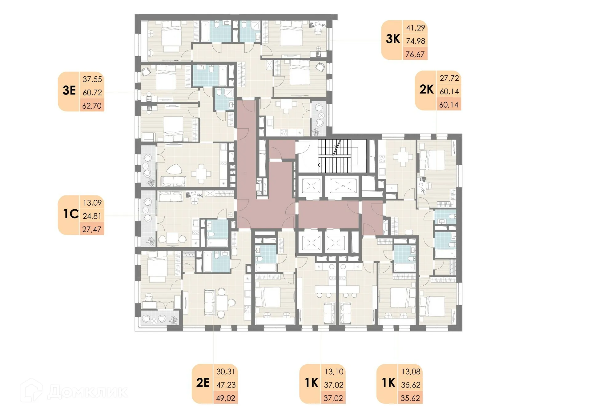 Фото квартиры в ЖК Дюна