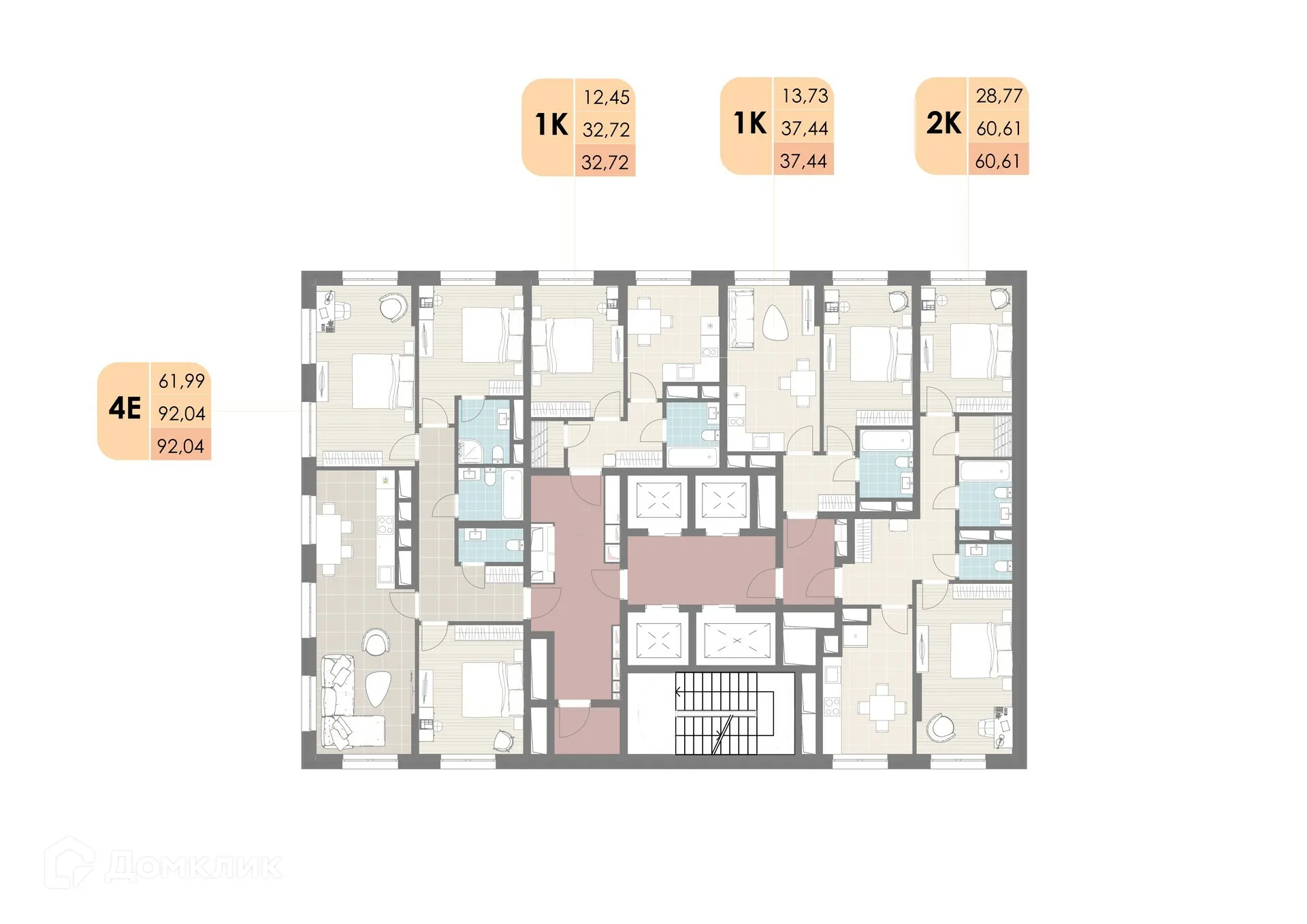 Фото квартиры в ЖК Дюна