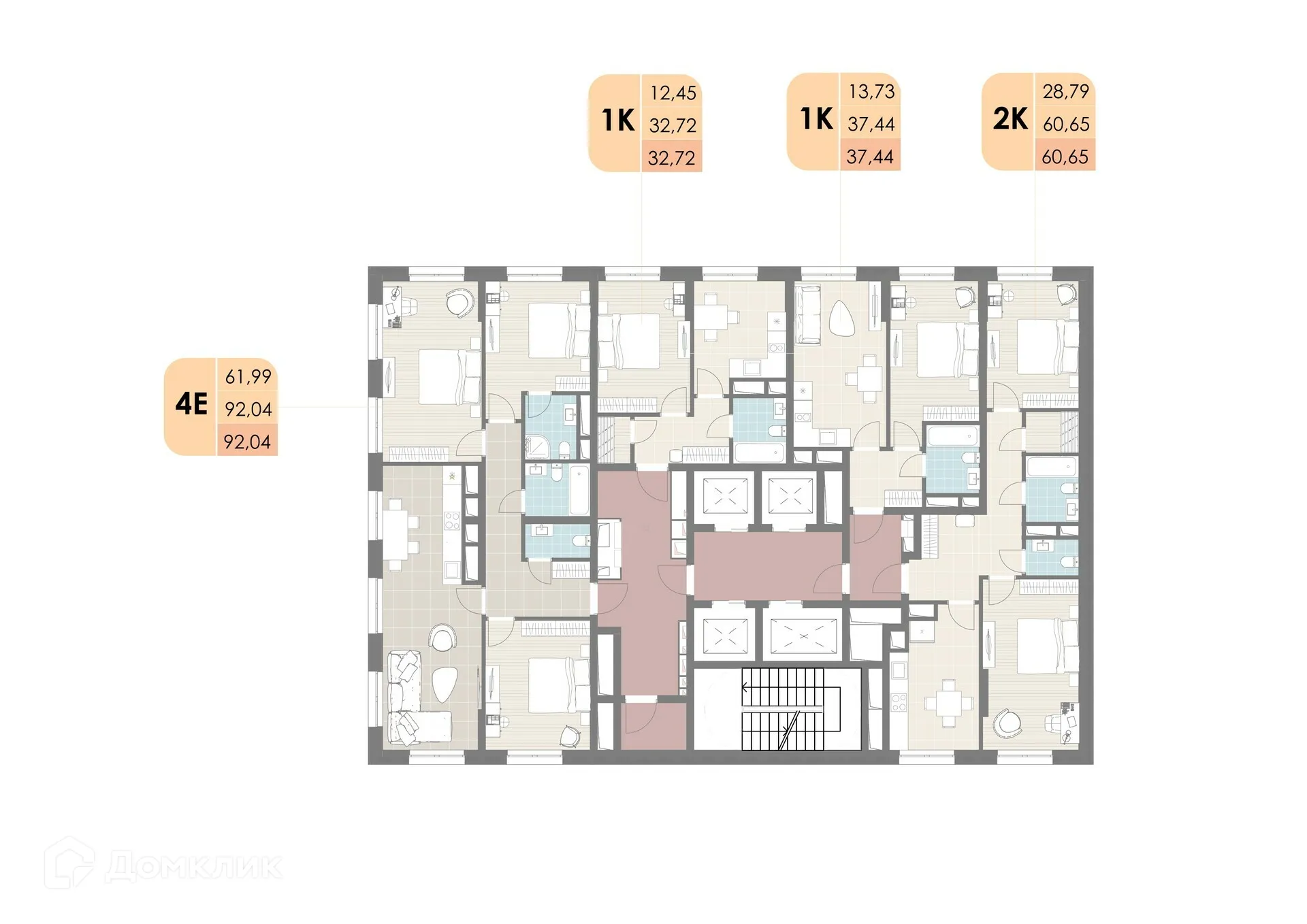 Фото квартиры в ЖК Дюна