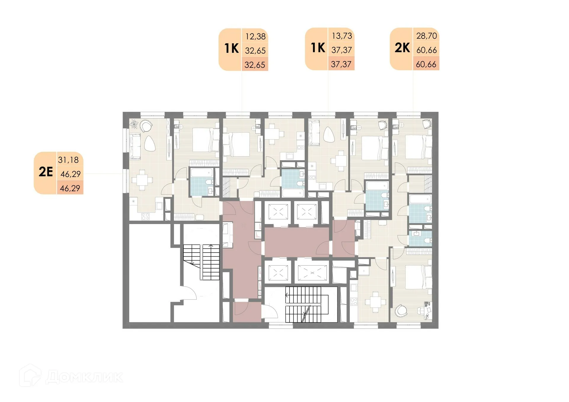 Фото квартиры в ЖК Дюна