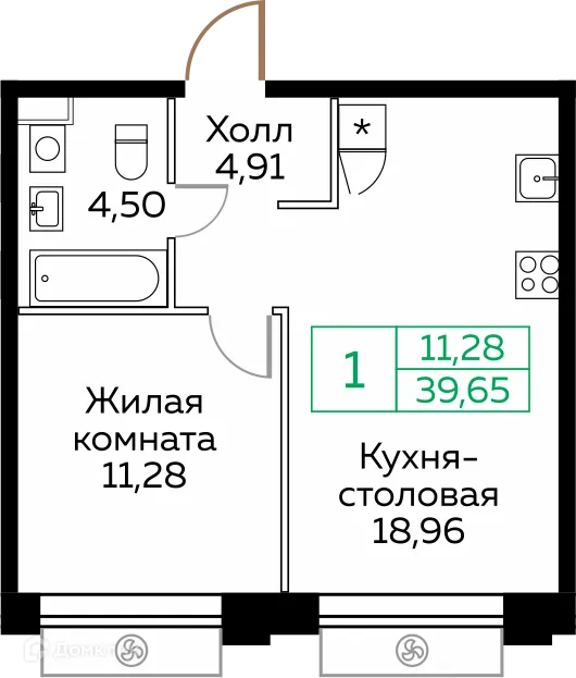 Фото квартиры в ЖК КИТ