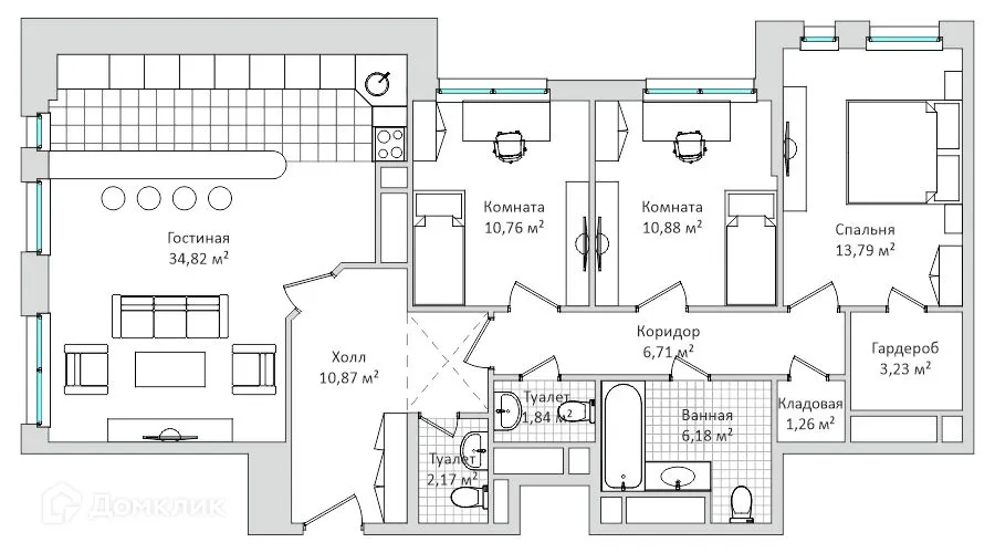 Фото квартиры в ЖК ADRES (АДРЕС)