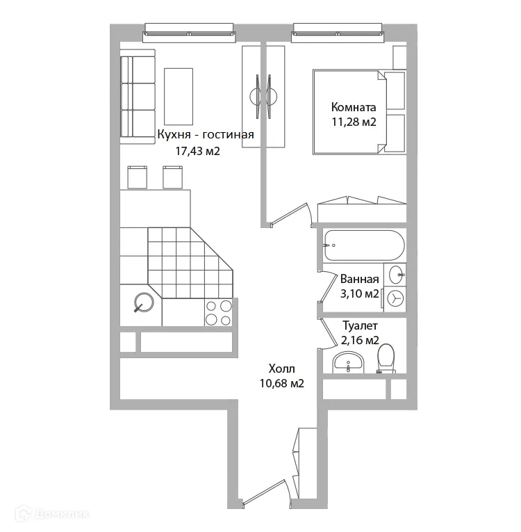 Фото квартиры в ЖК ADRES (АДРЕС)