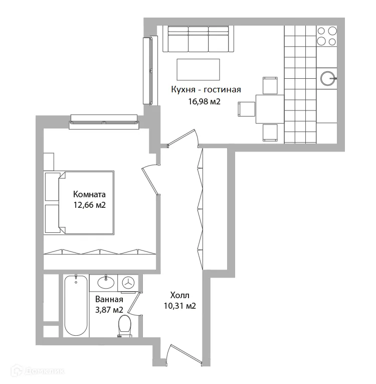 Фото квартиры в ЖК ADRES (АДРЕС)