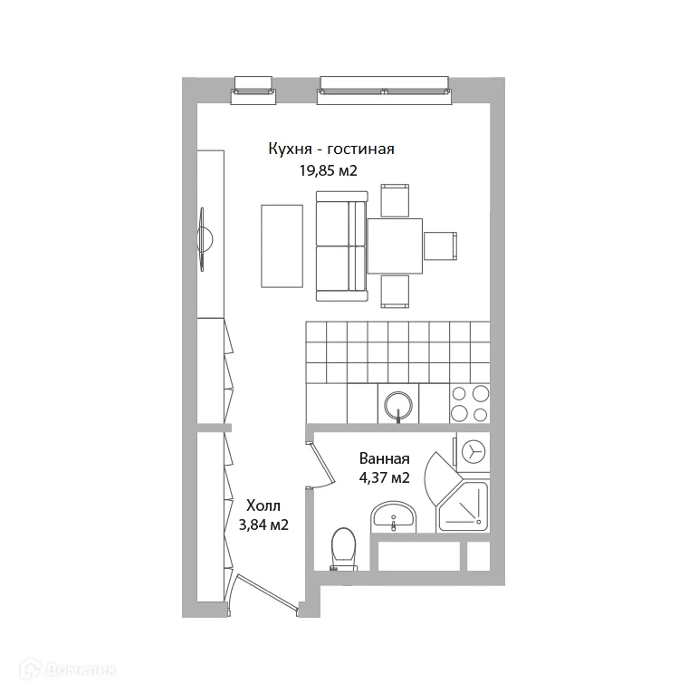 Фото квартиры в ЖК ADRES (АДРЕС)