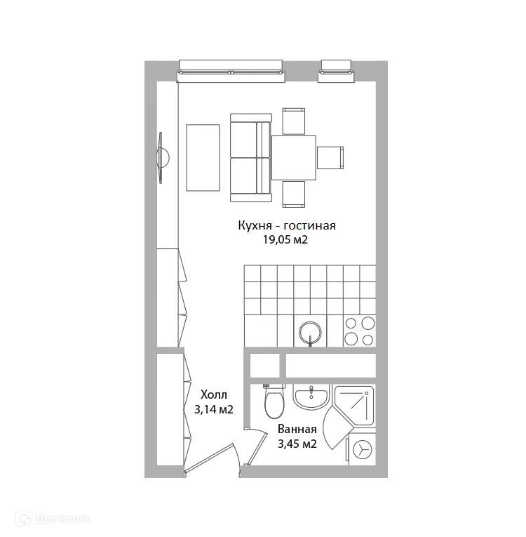 Фото квартиры в ЖК ADRES (АДРЕС)