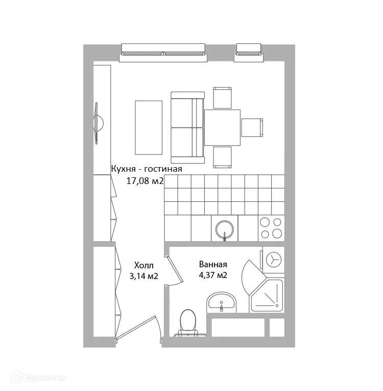 Фото квартиры в ЖК ADRES (АДРЕС)