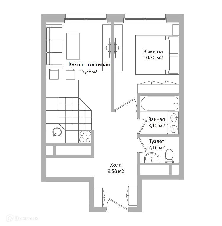 Фото квартиры в ЖК ADRES (АДРЕС)