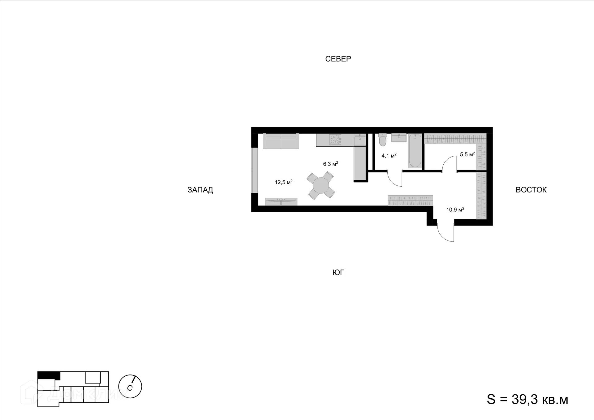 Фото квартиры в ЖК Мытищи-Сити