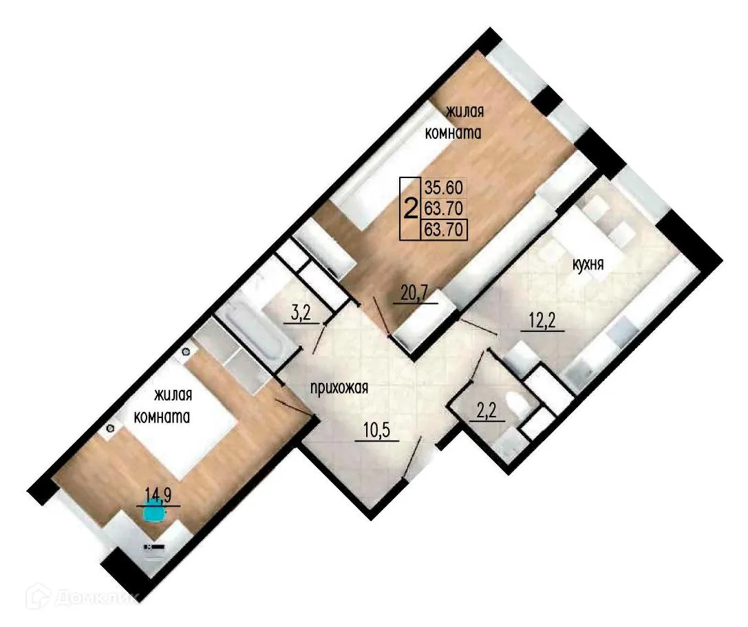 Фото квартиры в ЖК ЛИТЕЙНЫЙ