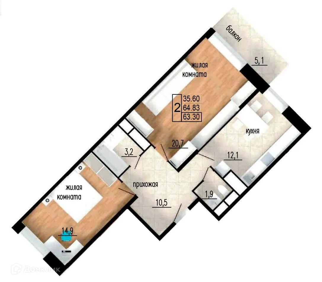 Фото квартиры в ЖК ЛИТЕЙНЫЙ