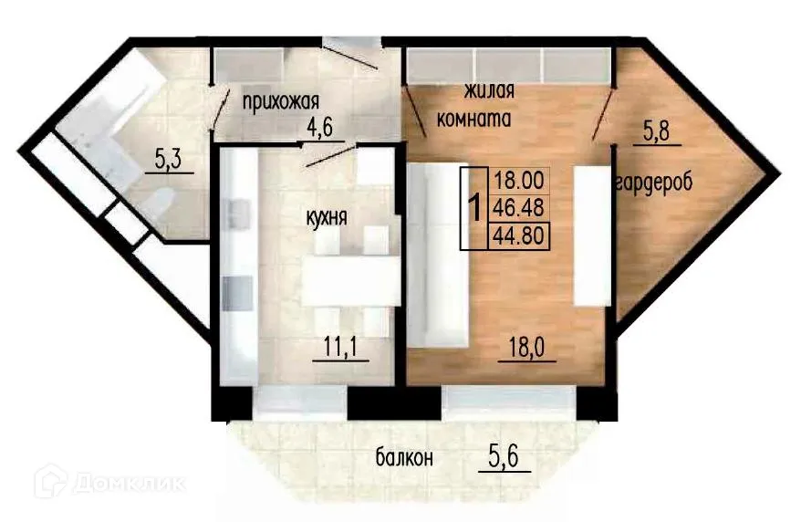 Фото квартиры в ЖК ЛИТЕЙНЫЙ