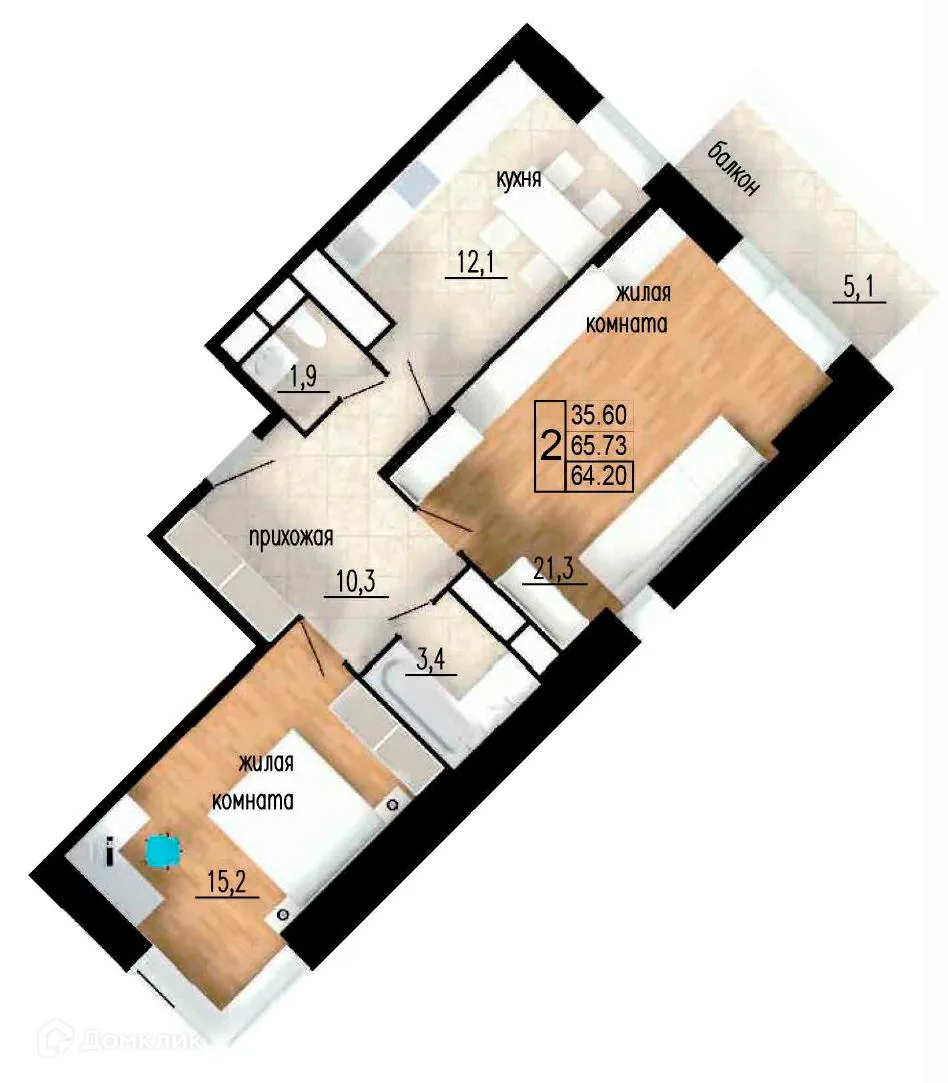 Фото квартиры в ЖК ЛИТЕЙНЫЙ