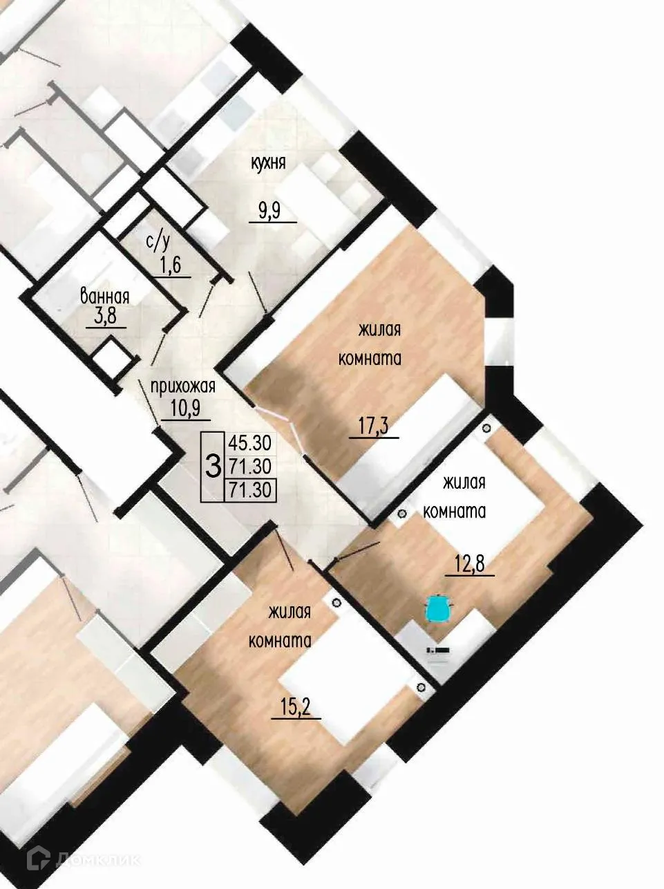 Фото квартиры в ЖК ЛИТЕЙНЫЙ