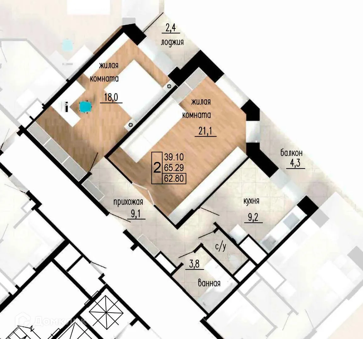 Фото квартиры в ЖК ЛИТЕЙНЫЙ