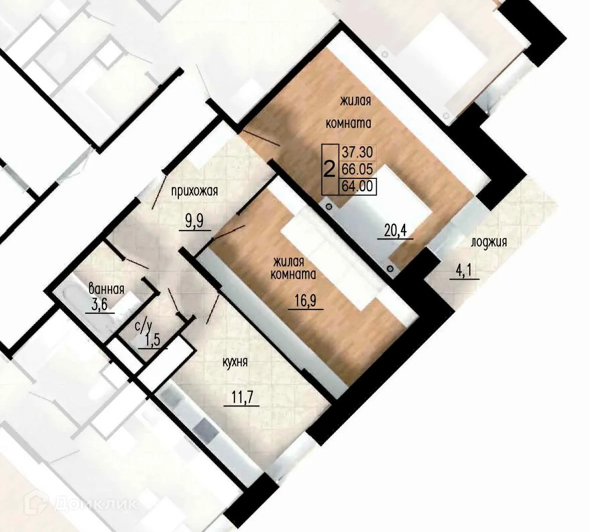 Фото квартиры в ЖК ЛИТЕЙНЫЙ