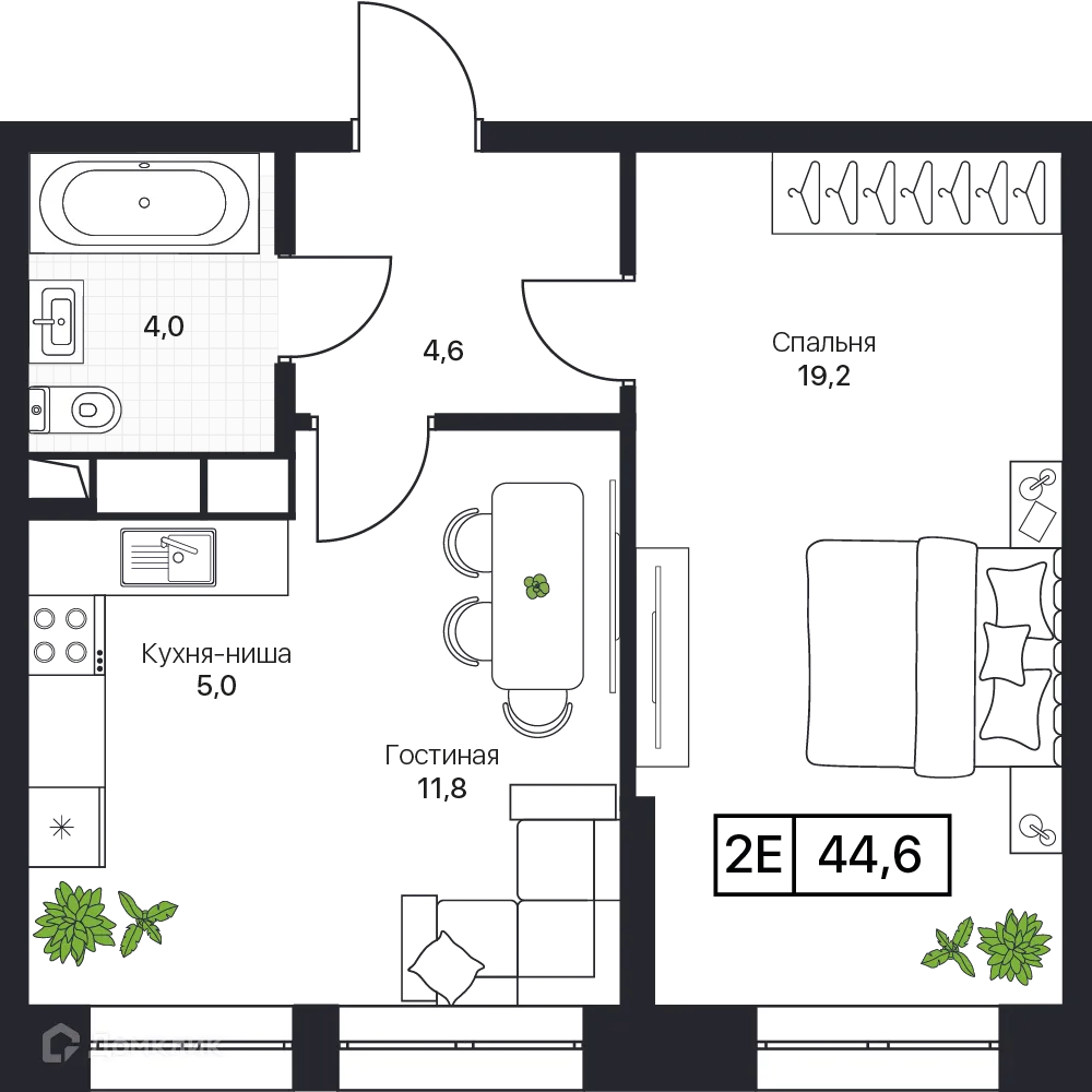 Фото квартиры в ЖК Пушкино Град