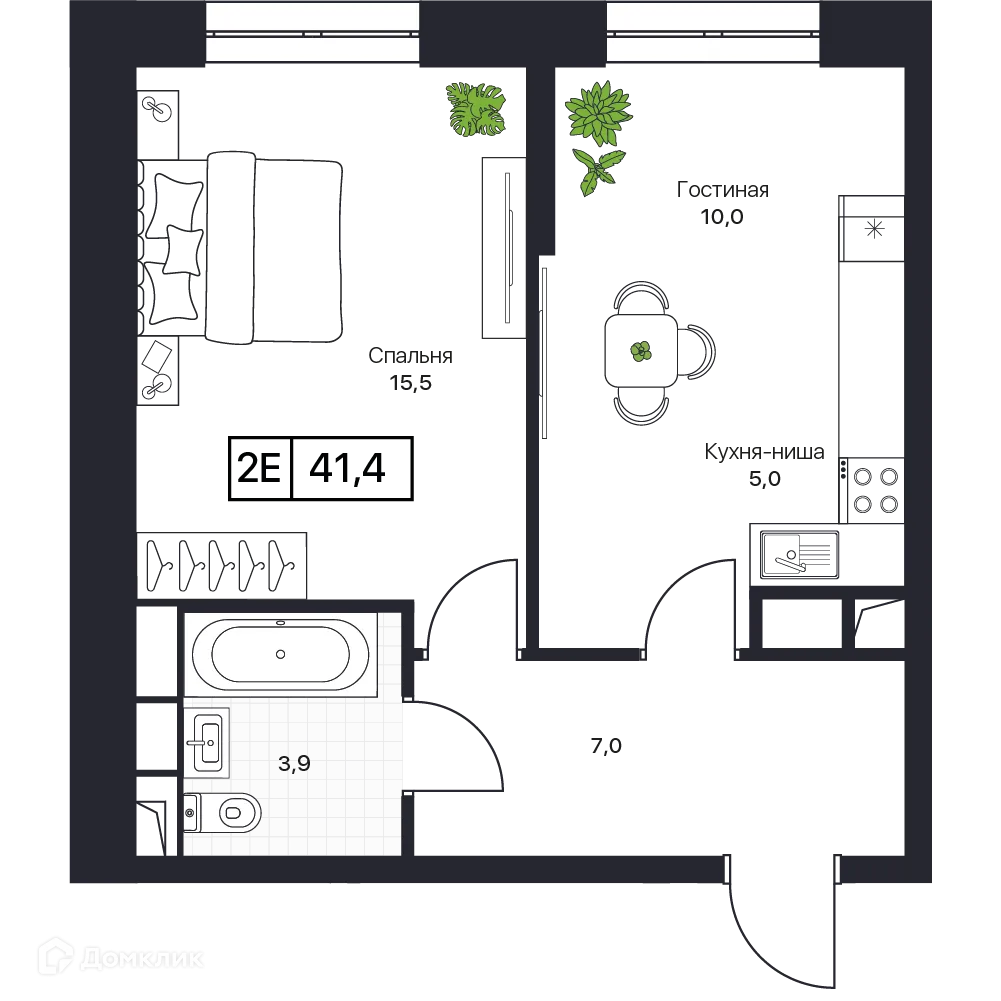 Фото квартиры в ЖК Пушкино Град