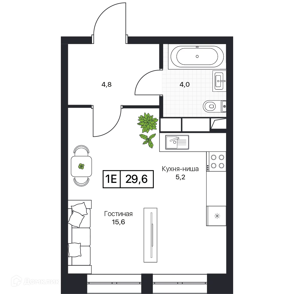 Фото квартиры в ЖК Пушкино Град