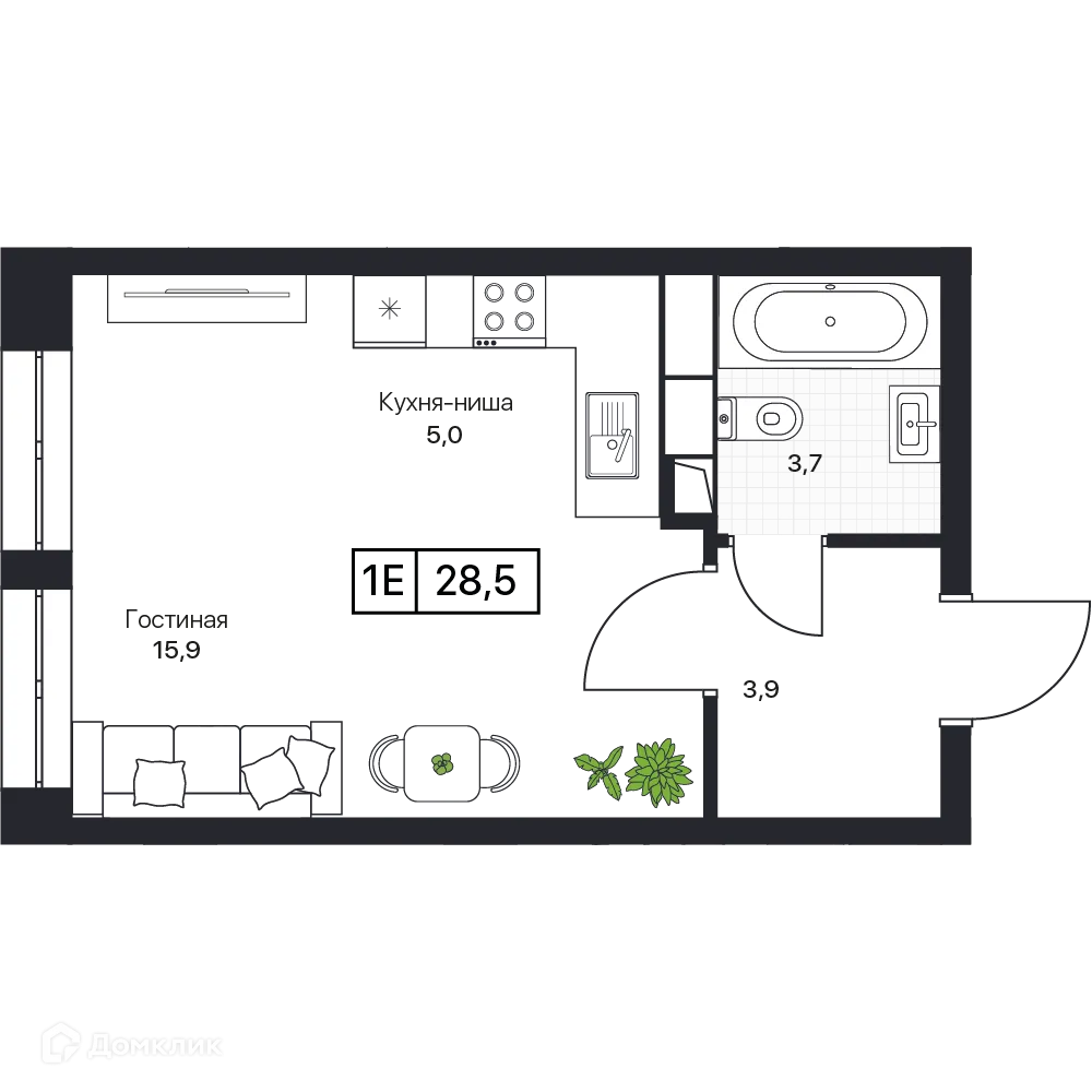 Фото квартиры в ЖК Пушкино Град