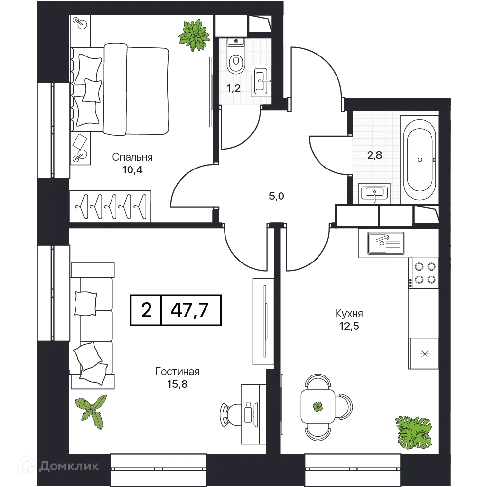 Фото квартиры в ЖК Пушкино Град