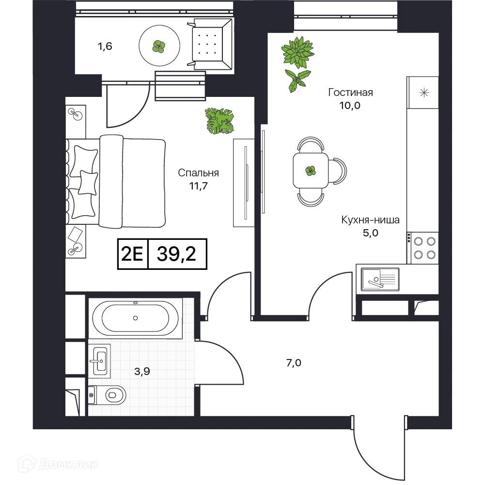Фото квартиры в ЖК Пушкино Град