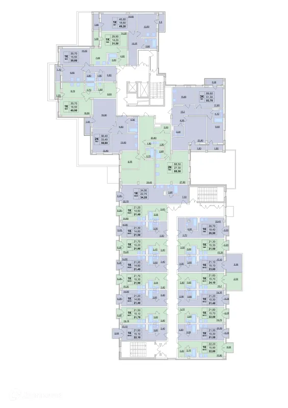 Планировка Студия в ЖК "Город чемпионов. Твой"
