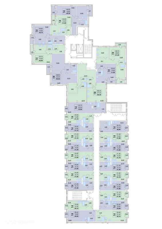Планировка Студия в ЖК "Город чемпионов. Твой"
