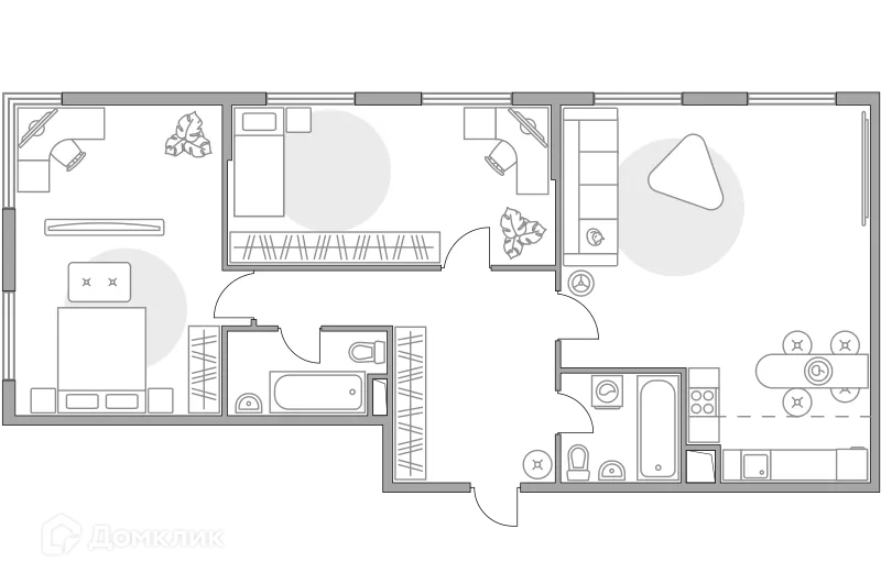 Фото квартиры в ЖК «Бригантина»