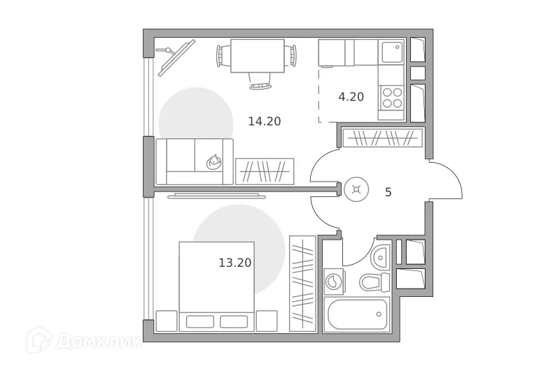 Фото квартиры в ЖК «Бригантина»