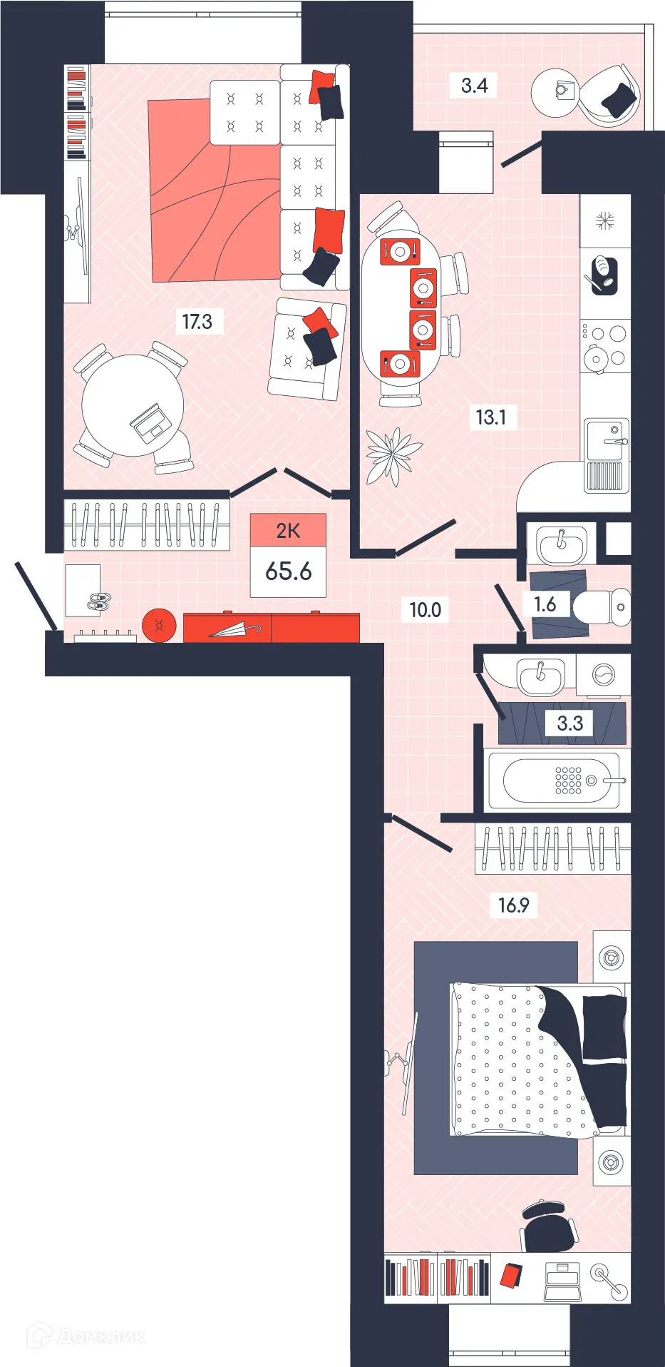 Фото квартиры в ЖК ФЕНИКС