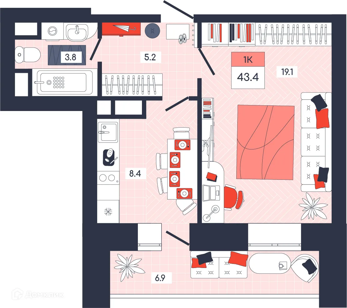 Фото квартиры в ЖК ФЕНИКС