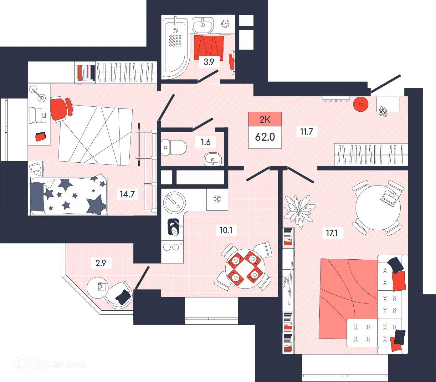 Фото квартиры в ЖК ФЕНИКС