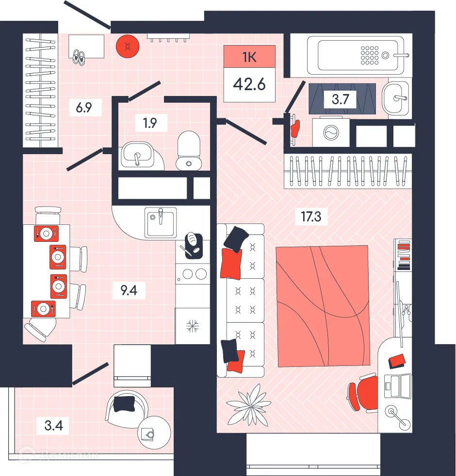 Фото квартиры в ЖК ФЕНИКС