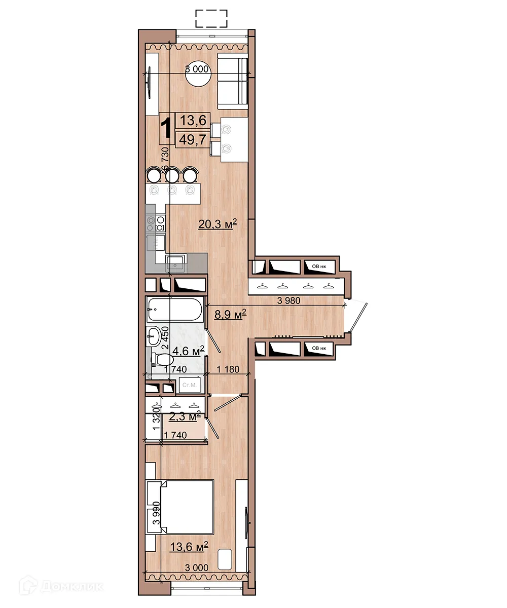 Фото квартиры в ЖК Гранд комфорт