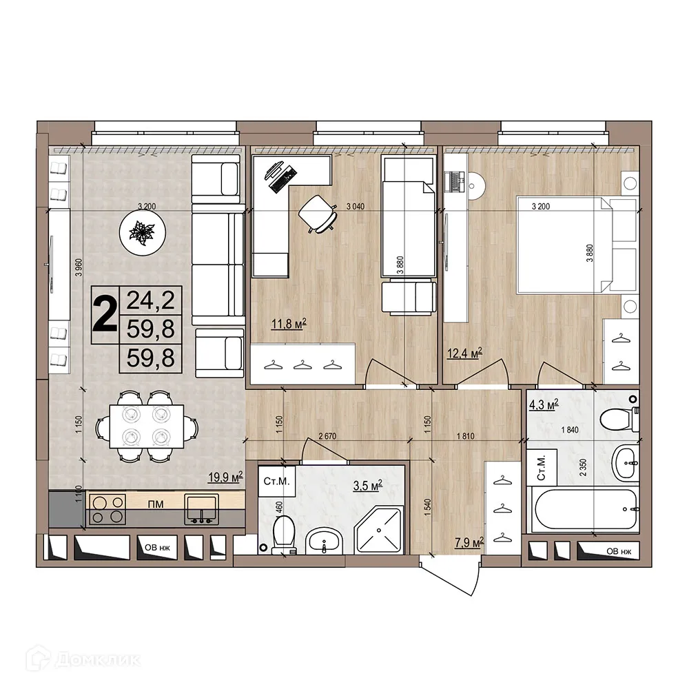 Фото квартиры в ЖК Гранд комфорт