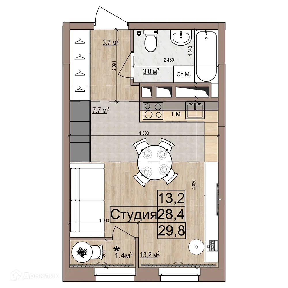 Фото квартиры в ЖК Гранд комфорт