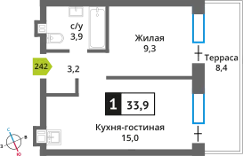 Фото квартиры в ЖК Никольский квартал Отрада