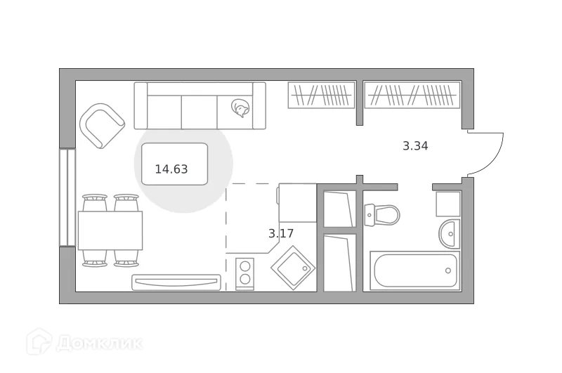 Фото квартиры в ЖК «Ильинойс»