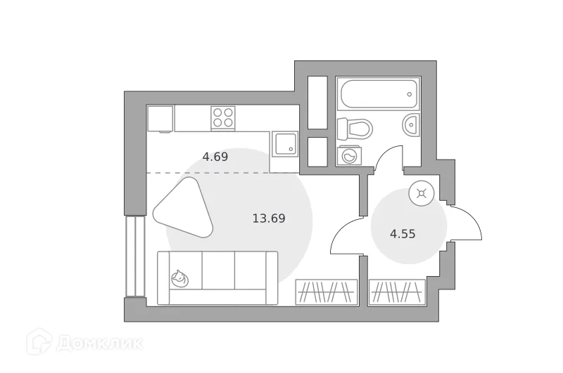 Фото квартиры в ЖК «Ильинойс»
