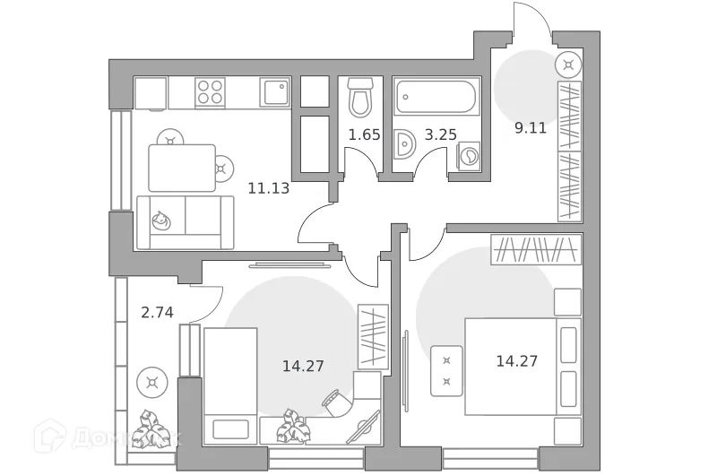 Фото квартиры в ЖК «Ильинойс»