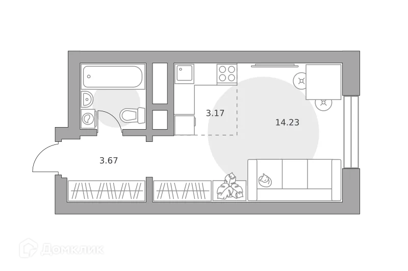 Фото квартиры в ЖК «Ильинойс»