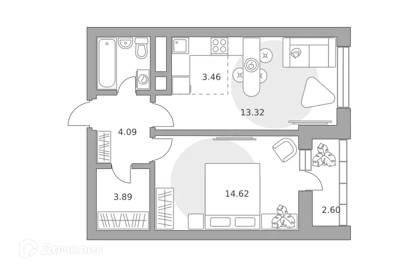 Фото квартиры в ЖК «Ильинойс»