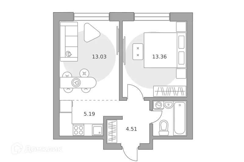 Фото квартиры в ЖК «Ильинойс»