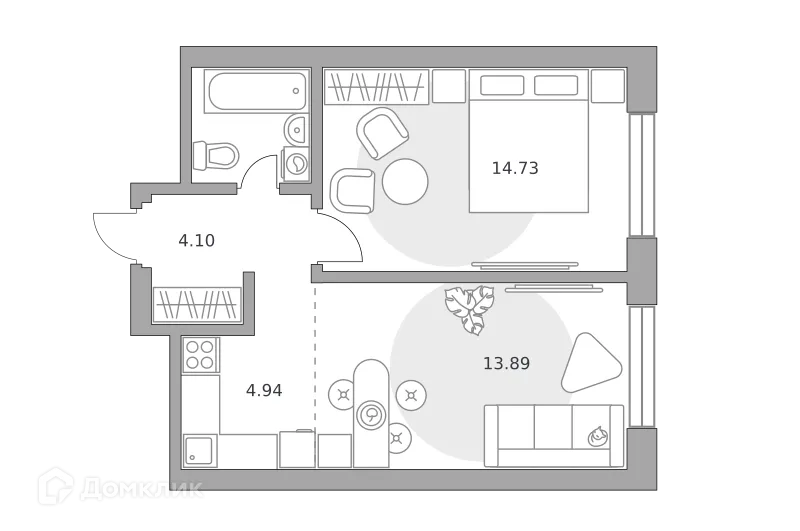 Фото квартиры в ЖК «Ильинойс»